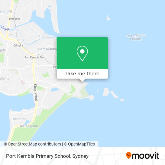 Mapa Port Kembla Primary School