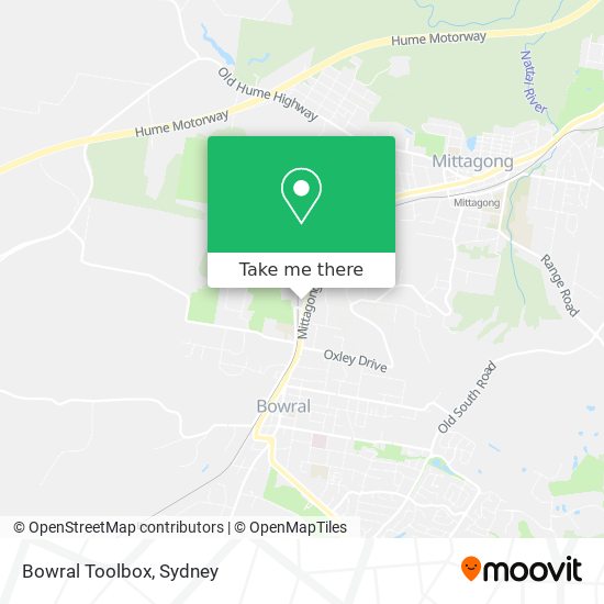 Mapa Bowral Toolbox