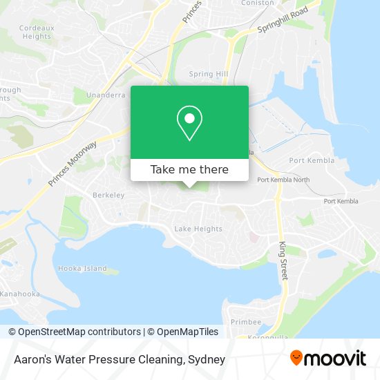 Aaron's Water Pressure Cleaning map