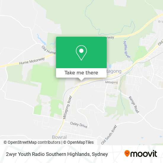 Mapa 2wyr Youth Radio Southern Highlands