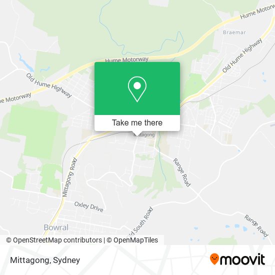 Mittagong map