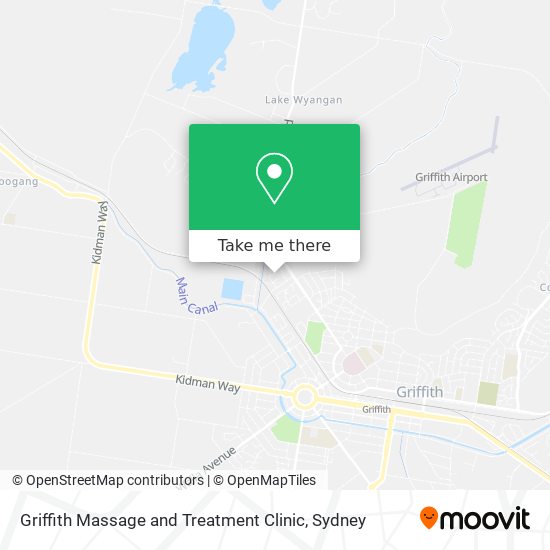 Griffith Massage and Treatment Clinic map