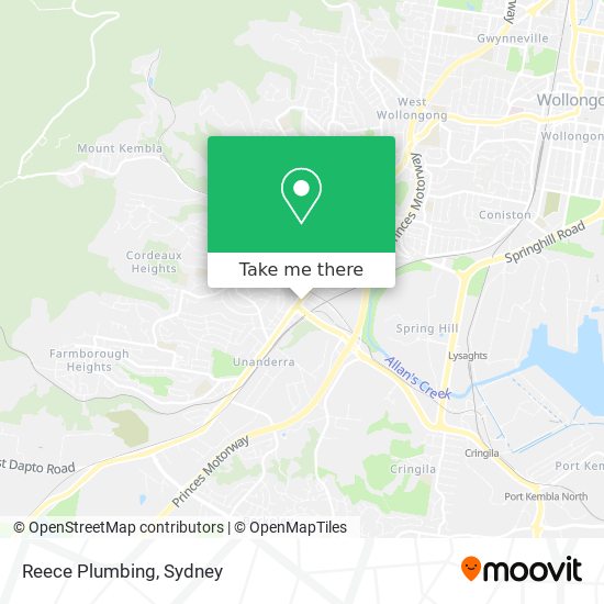 Reece Plumbing map