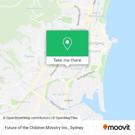 Future of the Children Ministry Inc. map