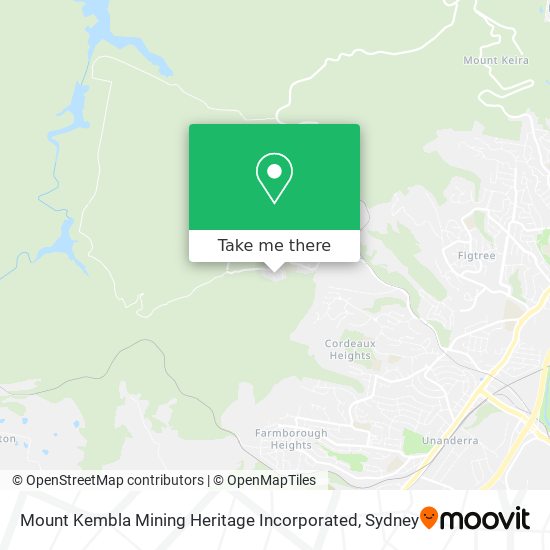 Mount Kembla Mining Heritage Incorporated map