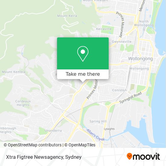 Xtra Figtree Newsagency map