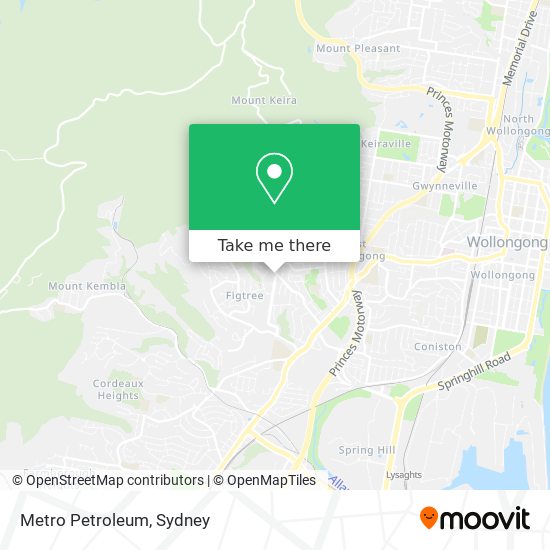 Metro Petroleum map
