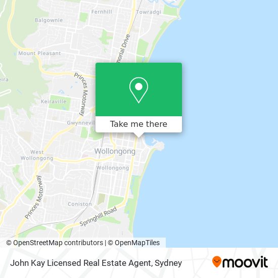 Mapa John Kay Licensed Real Estate Agent