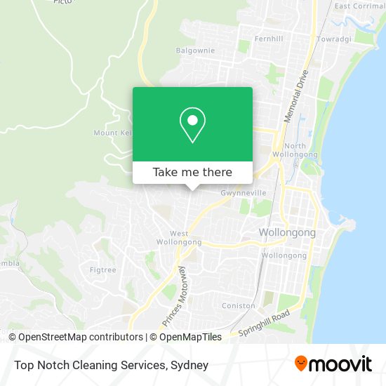 Top Notch Cleaning Services map