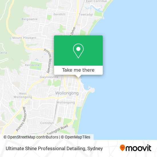 Ultimate Shine Professional Detailing map