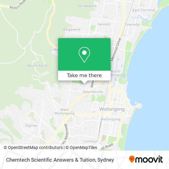 Chemtech Scientific Answers & Tuition map