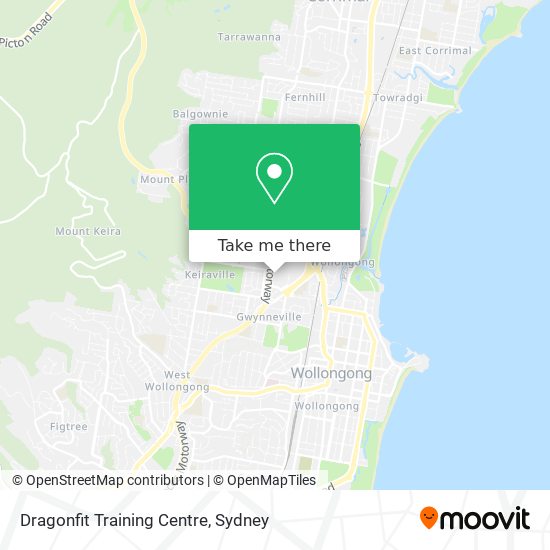 Mapa Dragonfit Training Centre