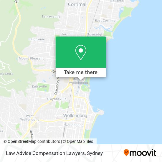 Law Advice Compensation Lawyers map