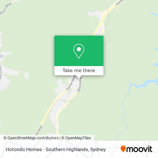 Hotondo Homes - Southern Highlands map