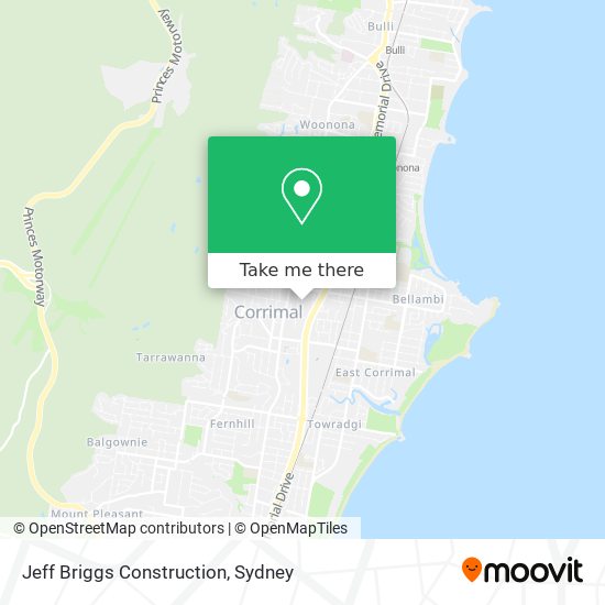 Mapa Jeff Briggs Construction
