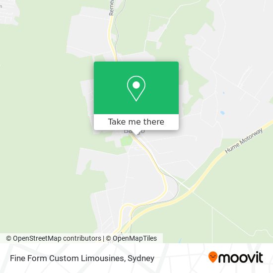 Fine Form Custom Limousines map