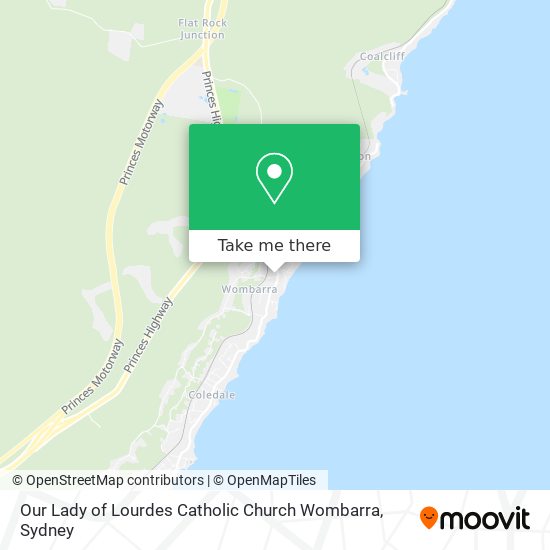 Our Lady of Lourdes Catholic Church Wombarra map