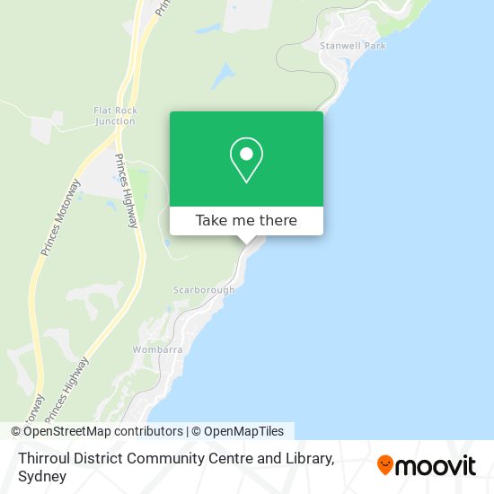 Thirroul District Community Centre and Library map