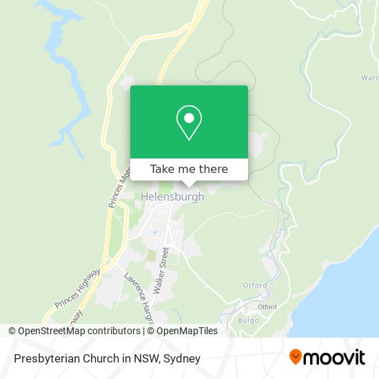 Presbyterian Church in NSW map