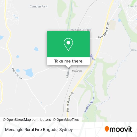 Mapa Menangle Rural Fire Brigade