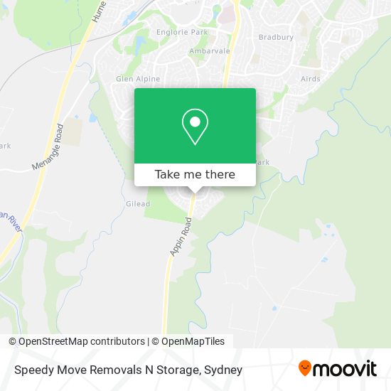 Speedy Move Removals N Storage map