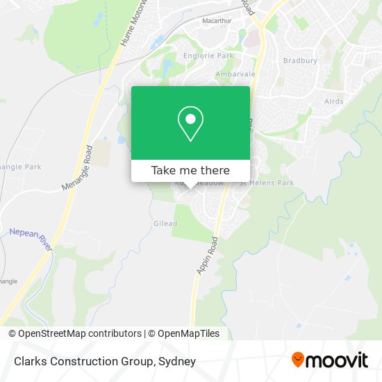 Clarks Construction Group map