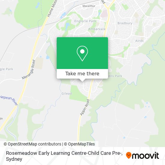 Rosemeadow Early Learning Centre-Child Care Pre- map