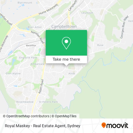 Mapa Royal Maskey - Real Estate Agent