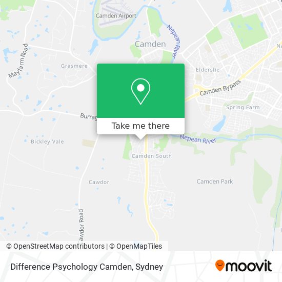 Difference Psychology Camden map