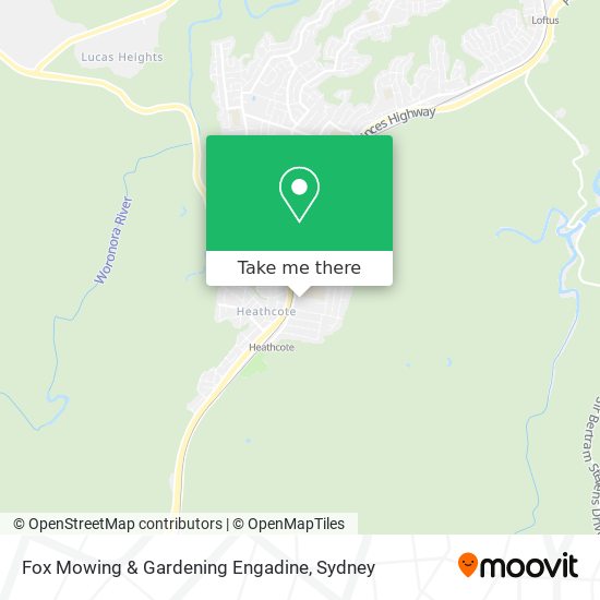 Fox Mowing & Gardening Engadine map