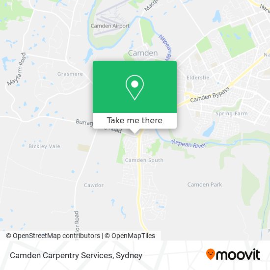 Camden Carpentry Services map