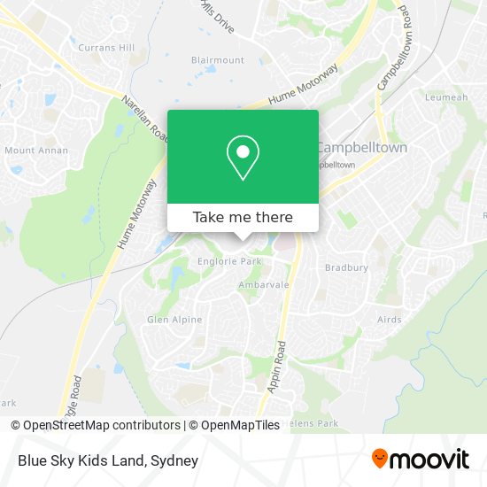 Blue Sky Kids Land map