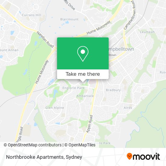 Northbrooke Apartments map