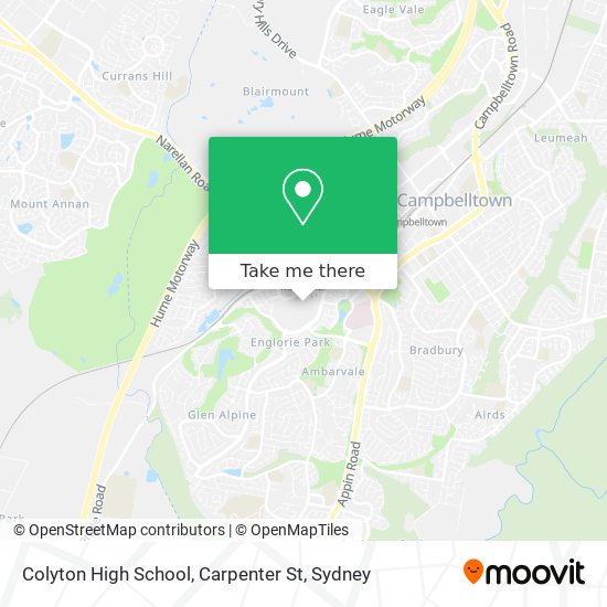 Colyton High School, Carpenter St map
