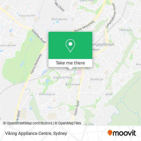 Mapa Viking Appliance Centre