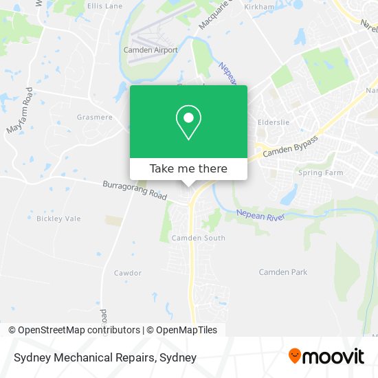 Sydney Mechanical Repairs map