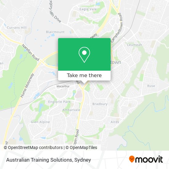 Mapa Australian Training Solutions
