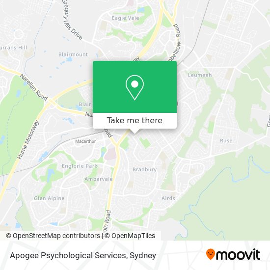 Apogee Psychological Services map