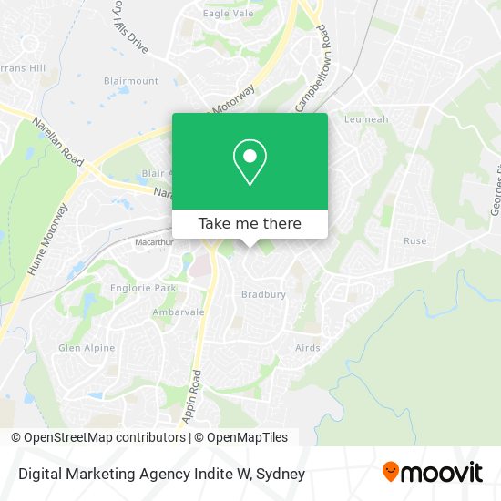 Digital Marketing Agency Indite W map