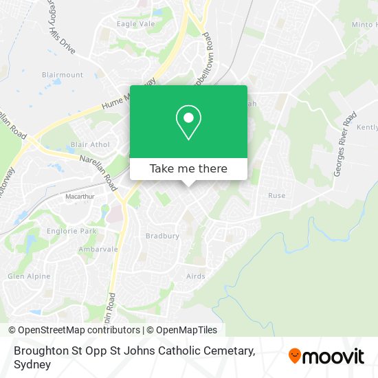 Broughton St Opp St Johns Catholic Cemetary map