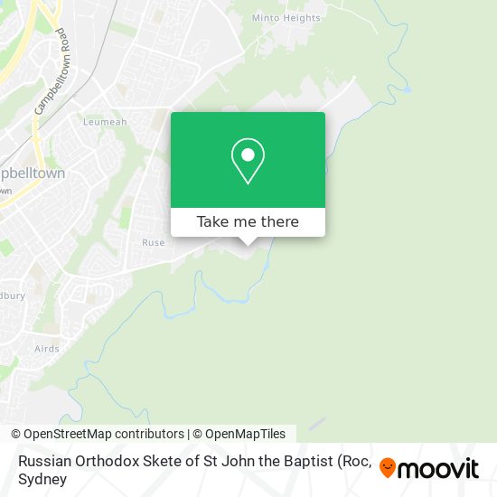 Russian Orthodox Skete of St John the Baptist map