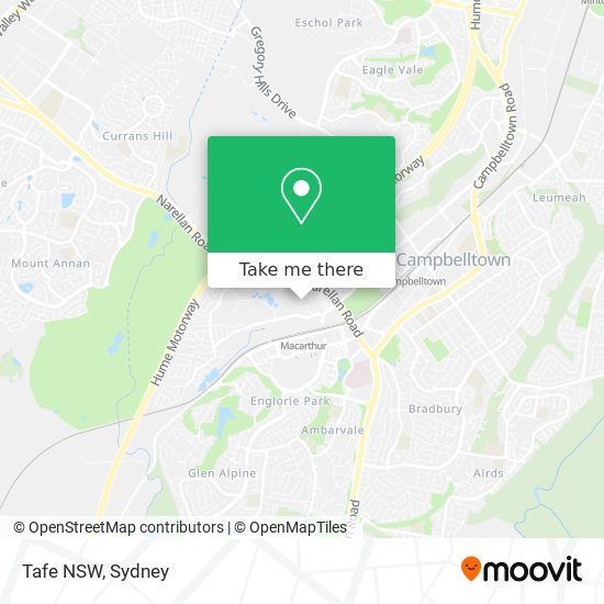 Tafe NSW map