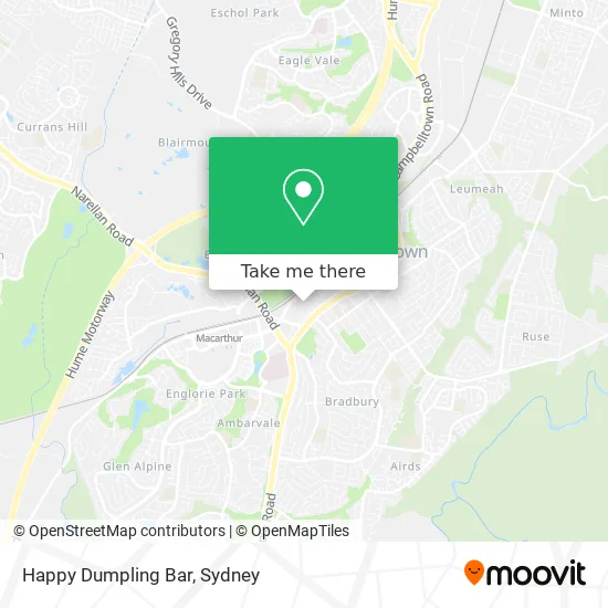 Happy Dumpling Bar map
