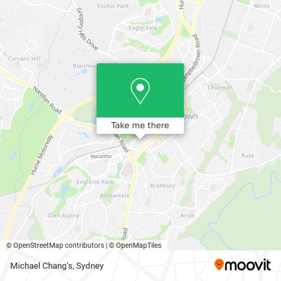 Mapa Michael Chang's
