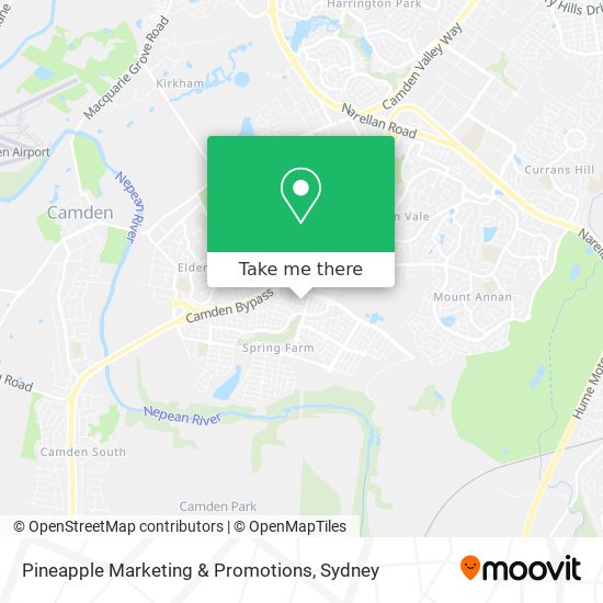 Pineapple Marketing & Promotions map