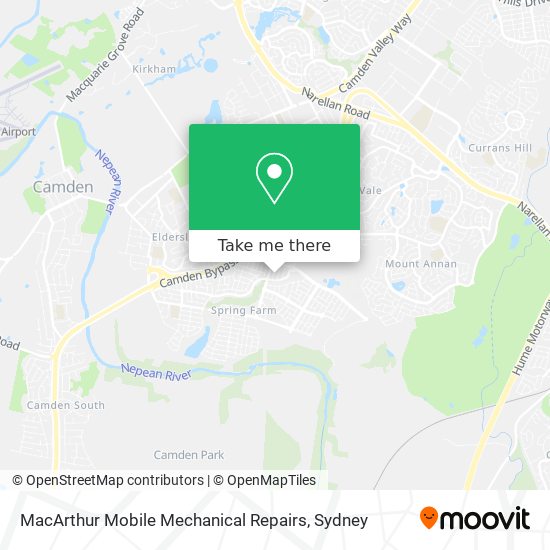 MacArthur Mobile Mechanical Repairs map