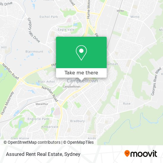 Assured Rent Real Estate map