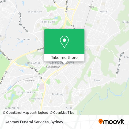 Mapa Kenmay Funeral Services