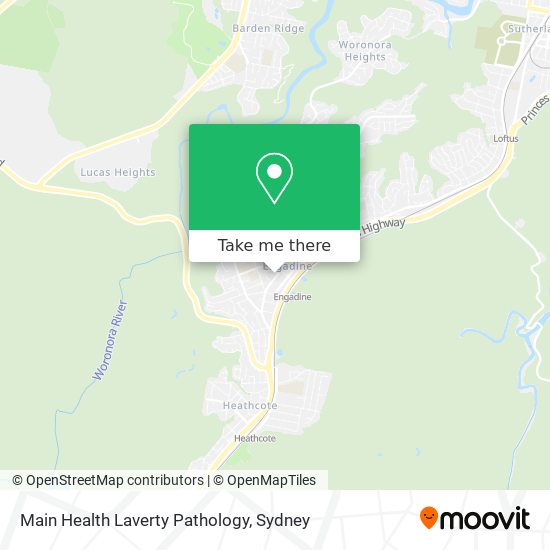 Mapa Main Health Laverty Pathology