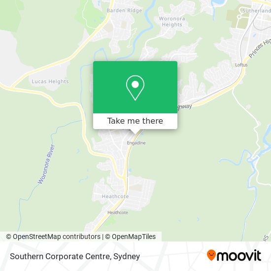 Southern Corporate Centre map